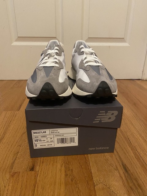 NEW BALANCE 327 MS327LAB GREY / WHITE SIZE 10.5 Deadstock Will Ship Fast!!!!!! | eBay