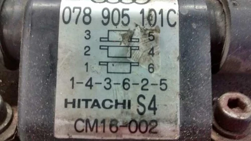 078905101C Bobina Encendido para AUDI A4 AVANT (B5) 2.4 1996 322132 - Imagen 2 de 3