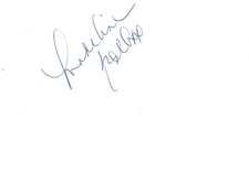 Madeline Bell "Blue Mink" autograph signed 10x15 cm index card