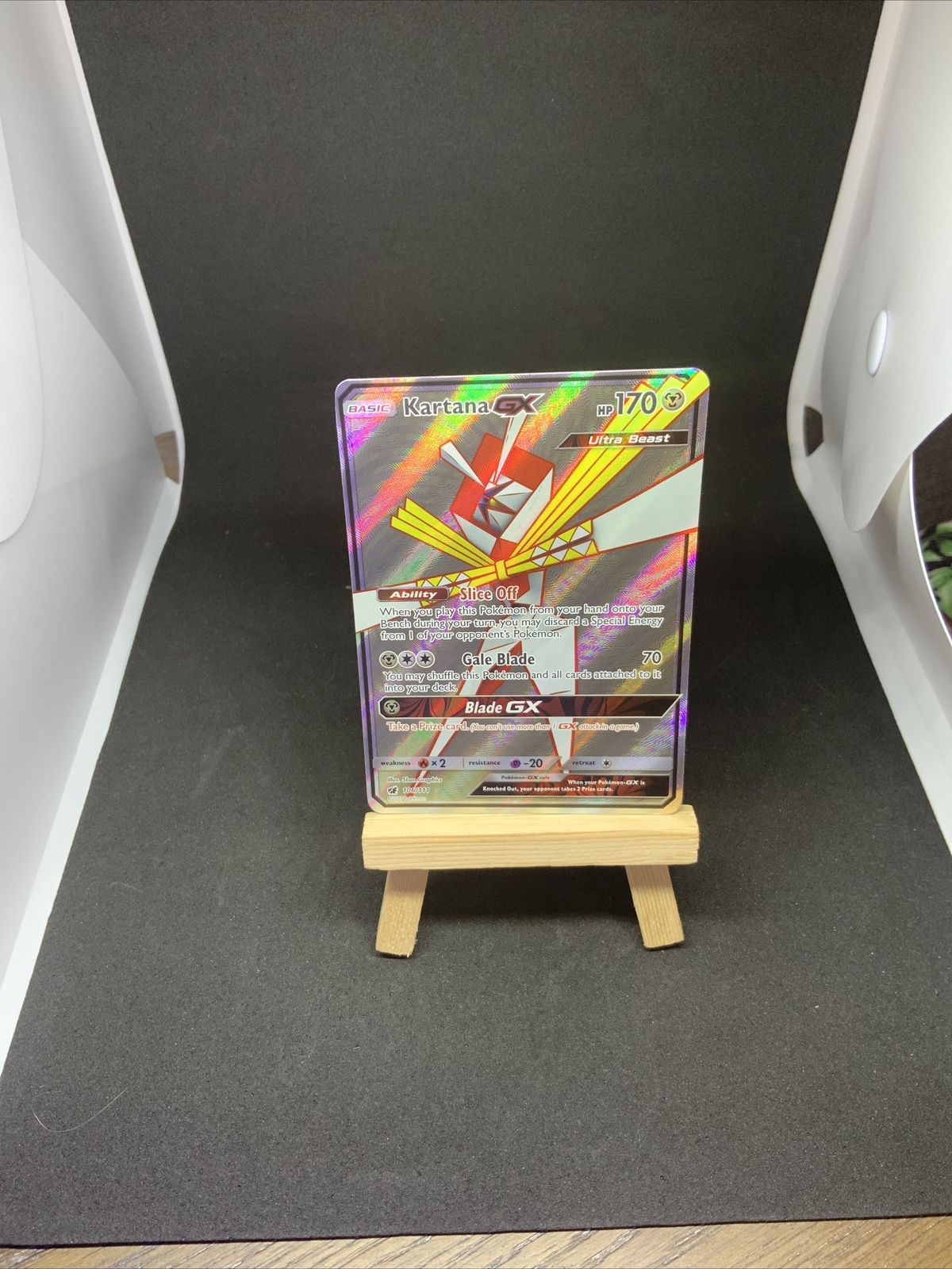 Kartana GX 106/111 Pokemon TCG Crimson Invasion Full Art Ultra Rare Near Mint