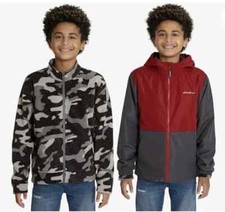 Eddie Bauer Lone Peak Light Weight 3 In 1 Jacket Red/Gray/Camo - M 10/12 NWT