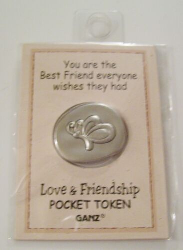 GANZ POCKET TOKEN INSPIRATIONAL YOU ARE THE BEST FRIEND EVERYONE WISHES THEY HAD - Picture 1 of 1