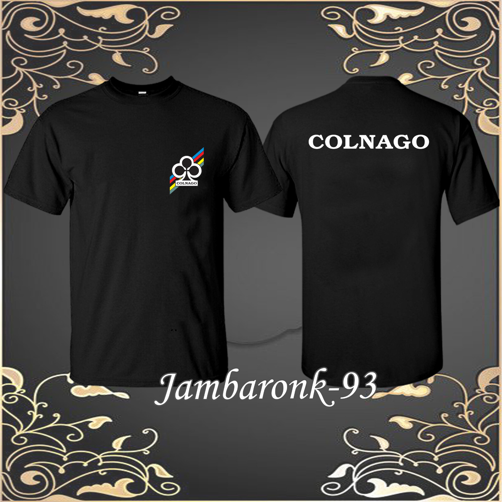 Men's Colnago Bike Logo Funny T-Shirt American Made Sizes S to 5XL