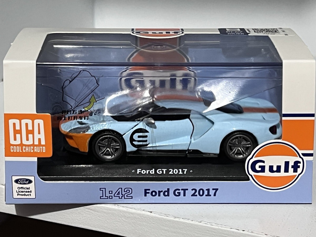 Maisto 2017 Ford GT 1:18スケール　ガルフ 2017 Ford GT 1:18 Scale - Maisto Diecast Model Car (Gulf