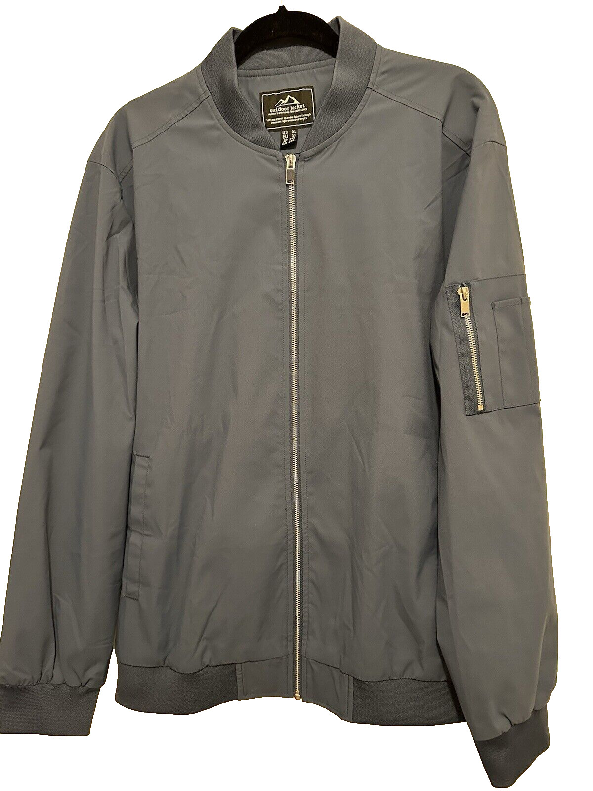 TACVASEN  Bomber Jacket   Casual Lightweight Outerwear   Blue  Men's sz XL   New