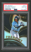 WANDER FRANCO 2021 SELECT PHENOMS HOLO PRIZM RC #PH11 PSA 10 GEM MINT! RAYS MLB