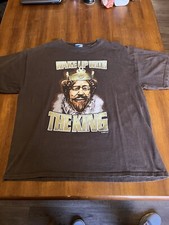 Vintage Large Burger King Wake Up With The King Promotional Employee Shirt