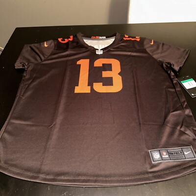 Nike Women s Odell Beckham Jr Cleveland Browns Color Rush Legend Jersey XL NFL