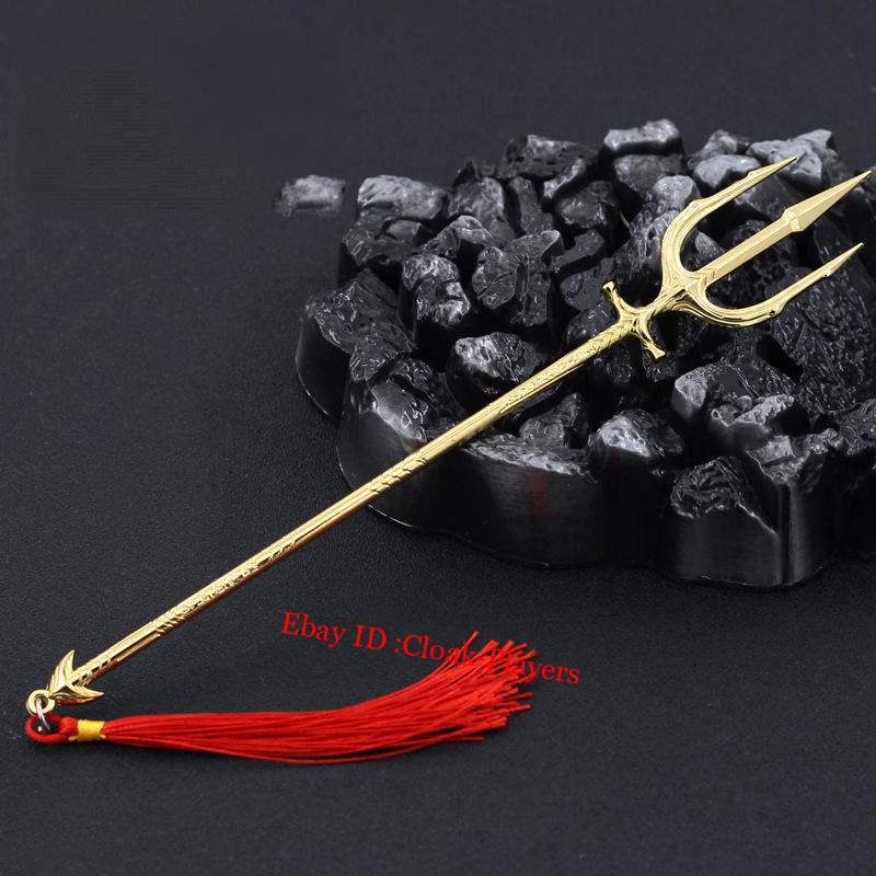 1/12 Metal Trident Sword Spear For Aquaman 6'' 7'' Action Figure
