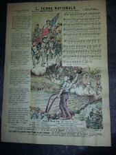 Disegno Epinal - La Terra Nazionale: Risposta Per L Internazionale -