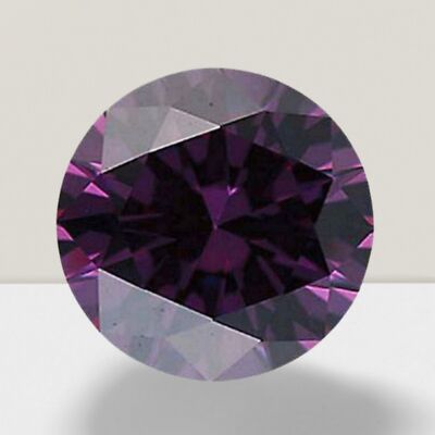 Amethyst Round Cut Gemstone 1.80 Cts - 8 mm Lustrous Loose Gem