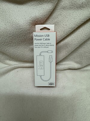 Mission USB Power Cable MC45V6 USB Power Cable for Amazon Fire TV - OPEN BOX!!!