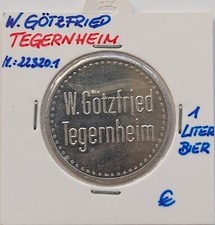 Tegernheim/Bavaria, W. G�tzfried 1 Liter, M. 24830.1 (#Alb.)