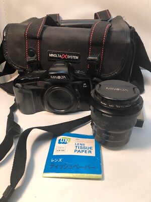 Minolta 7XI 35mm SLR Camera Zoom Xi Af 28-105 Kenko Skylight 62mm