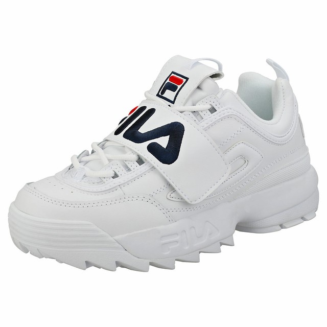 navy fila trainers