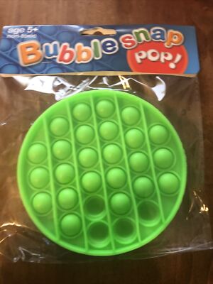 Bubble Silicone Sensory Stress Relief Snap Pop Fidget It Toy Circle Disc