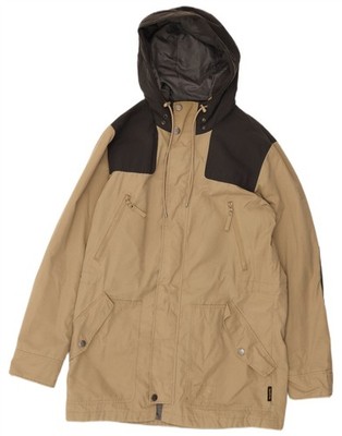 Jack Wolfskin Mens Windbreaker Jacket UK 36/38 Medium Beige Colourblock BV01