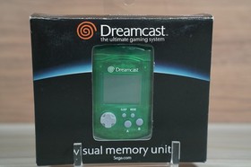 Sega Dreamcast VMU Visual Memory Unit NEW Smoke Green OEM HKT-7000 OPEN BOX