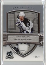 2005-06 Upper Deck The Cup Patch 5/10 Brad Richards #P-91 Patch 2tb