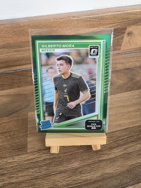 PANINI Donruss 2025/26 World Cup Gilberto Mora GREEN /5 Rated Rookie MEXICO RC