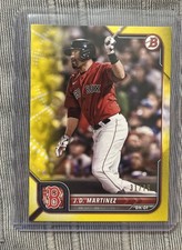 2022 Bowman - J.D. Martinez #26 Yellow Border /75