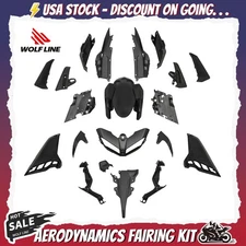 WOLFLINE Fairing Kit For Yamaha MT09 FZ09 2017-2020 2018 Bodywork Unpainted ABS