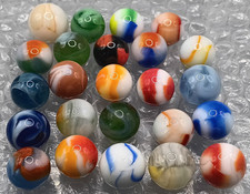 Vintage Older Marbles Lot- .72"- .59", Peltier, Alley, Marble King-L358