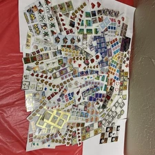 Huge Lot Easter Seals, WWF,   Stickers Stamps, Birds Flowers, Panda, Mini, Mail