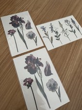 Flowers Designer Temporary Tattoo Set Water Transfer Body Art