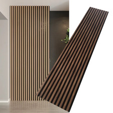 Panneaux Muraux Décoratifs 3D Lamelles MDF 53x240cm Revêtement Intérieur Élégant