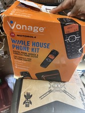 Motorola Vonage Whole House Phone Kit, Model VDV22-CVR Dect 6.0 Phone System New