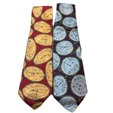 (2) Pierre Balmain Italian Silk Mens Necktie ...