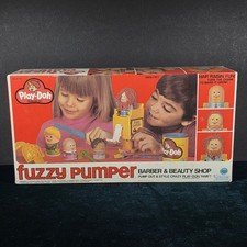 Play-Doh Fuzzy Pumper Barber Beauty Shop 1977 Kenner Sellado De Colección No. 21400