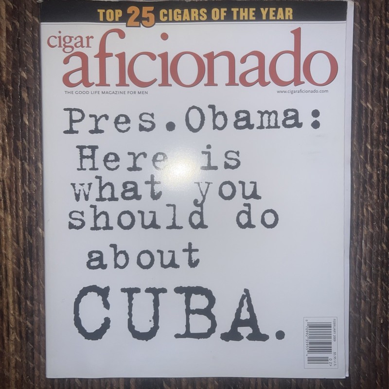 Vintage CIGAR AFICIONADO Magazine February 2009 Cuba