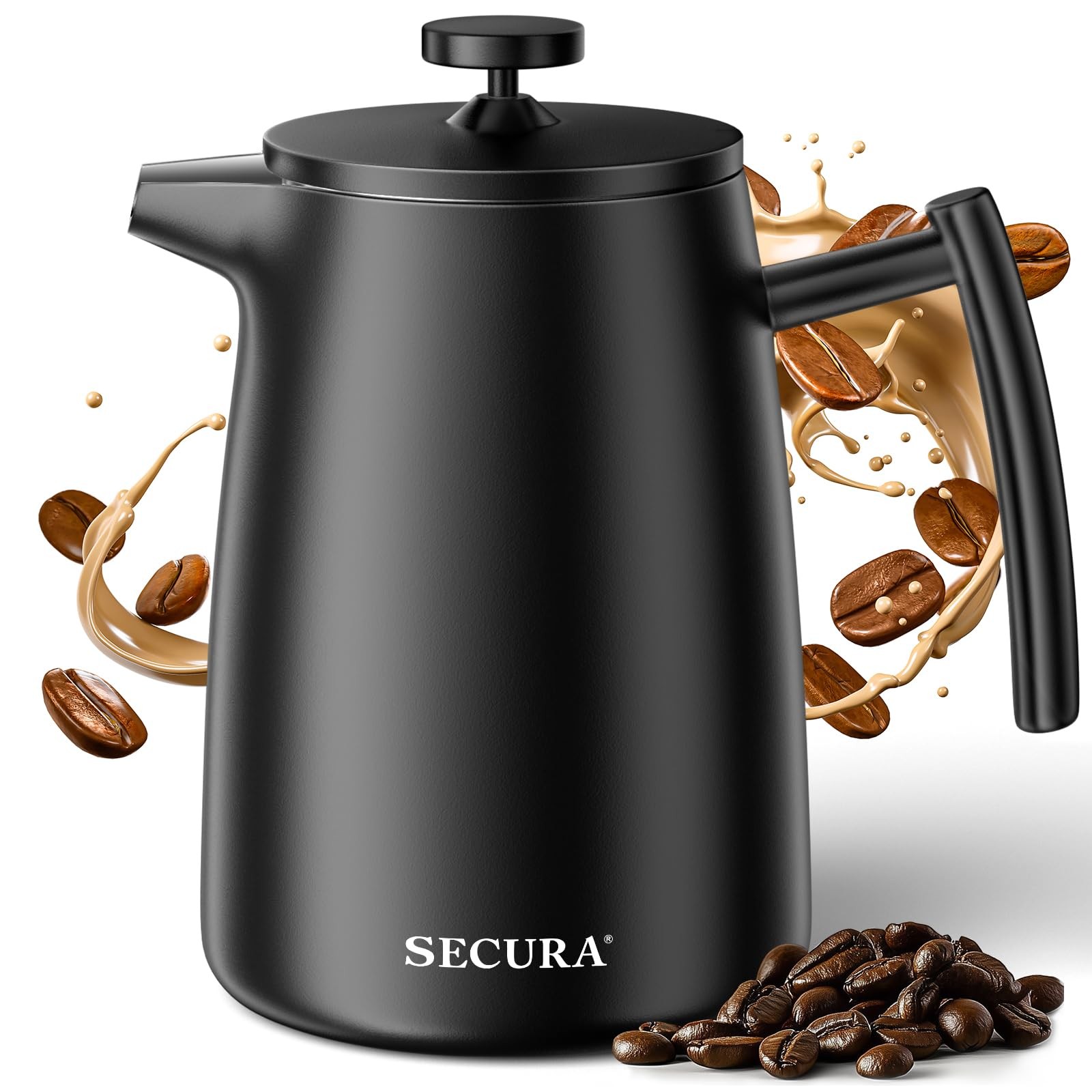 Coffee Maker - 304 Ss Insulated, 3-layer Filter