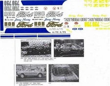 Fred Cady Decal #470 To Do The 66 Mustang, or Galaxie 427 Bob Ford
