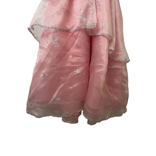Costume Glinda Good Witch bambina taglia small 4-6 vestito principessa malvagia oz - Foto 13 di 24