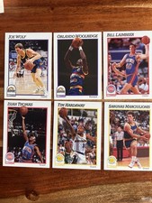 1991-92 NBA Hoops CARDS - 57, 58, 63, 66, 67, 71 Lot
