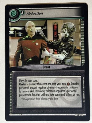 Star Trek CCG 2E - Abduction 3R34 - Rare M/NM