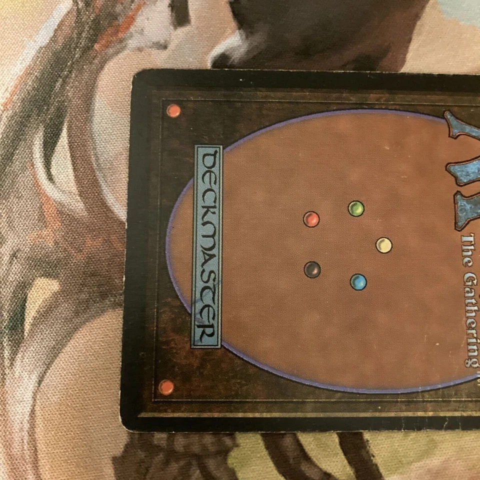 3ED FBB Wrath of God MTG French Heavy Plaid Old School Card - Image 4 of 4