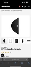 Profoto RFI softbox 4 x 6