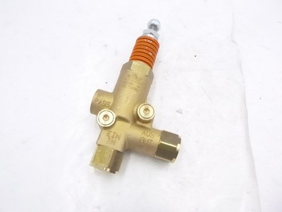 MI-T-M 8-0032 Unloader Valve Orange Spring 1/2'' Bypass Connection Threaded Brass