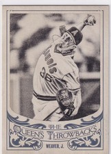 2015 Topps Gypsy Queen The Queen's Throwbacks Jered Weaver #QT-23 Angels