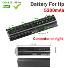 6 Cells Battery for HP Pavilion dv6 dv5 g6 g7 dm4 G72 593553-001 CQ42 Mu06