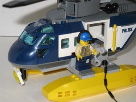 Lego 2015 City Police Helicopter Pursuit #60067 No Box/Manual 