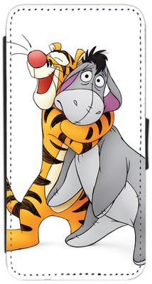 Donkey Wiinie Pooh für iPhone/Pixel/Galaxy bedruckte Flip/Geldbörse Handyhülle (P