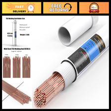 Mild Steel TIG Welding Rods 1/8" x 16" 5LB - Low Splatter, Corrosion Resistant F