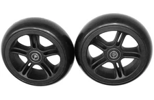 pair 6" TiLITE LightSpeed Soft Roll TIRES Wheelchair Front Wheel Casters 3/8" ID