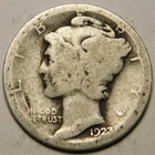1923 P Mercury Dime 90% Silver AG-Details  "Actual Coin Pictured - Not Cleaned"
