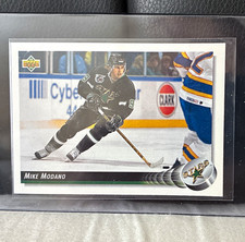Upper Deck 1991-92 Mike Modano Minnesota North Stars #305 Rookie Card. rookie card picture